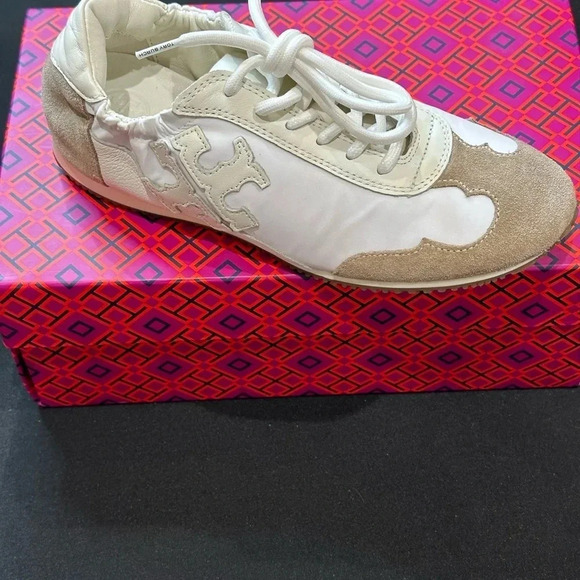Tory Burch Vintage Double Trainer Sneaker Size 5 - Picture 6 of 10